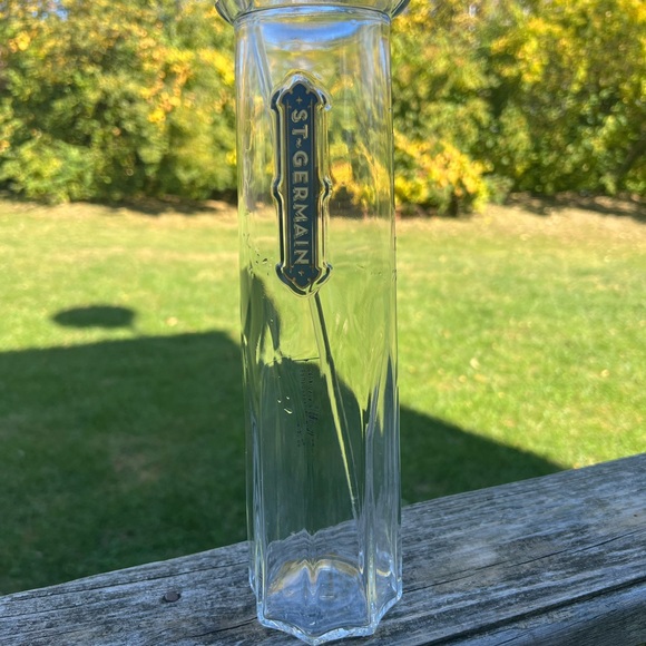 St Germaine Glass Carafe Cocktail Mixing Pitcher And Stir. - Picture 1 of 13